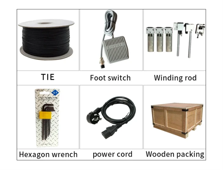 Automatic Cable Winding And Binding Machine